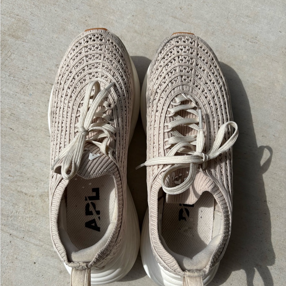 APL TechLoom Zipline Women's Sneakers in Taupe - Picture 4 of 7